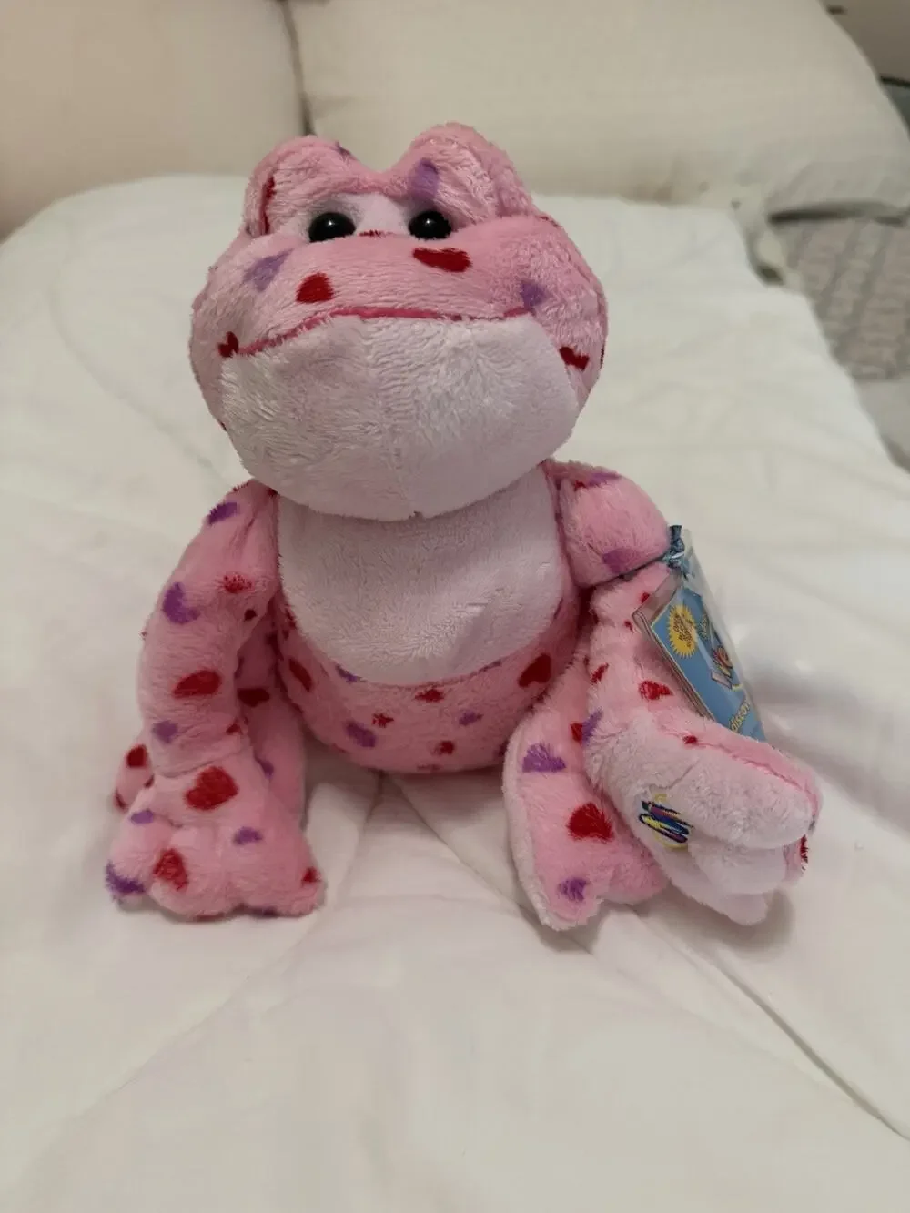 GANZ Webkinz Love Frog Plush With CODE TAG HM144